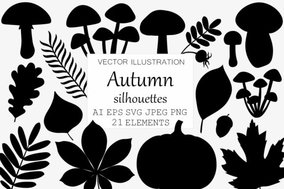Autumn Silhouettes: Leaves for Real Embroidery Projects