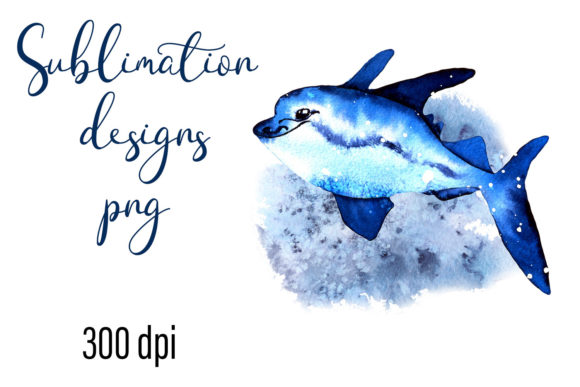 Blue Watercolor Fish Clipart Sublimation Review