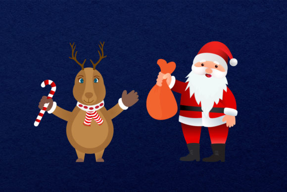 Christmas Santa with Deer Embroidery Design Review