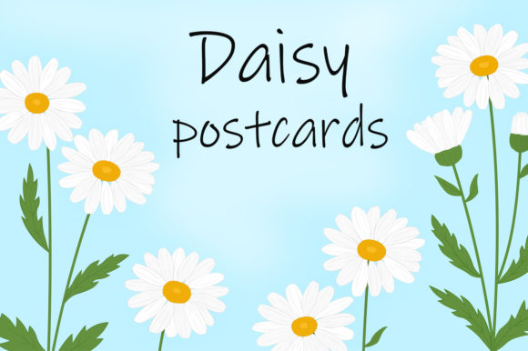 Daisy Postcard: A Romantic Embroidery Design for Subtle Projects
