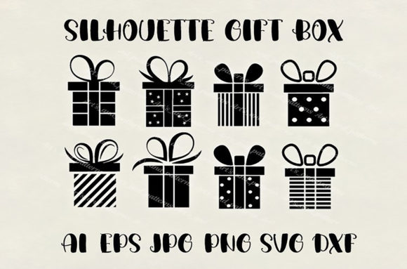 Gift Box Bundle SVG, Gift Silhouette SVG Review for Real Projects