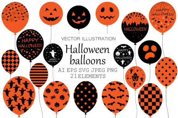Halloween Balloons. Ghost Balloons SVG Review for Real Projects