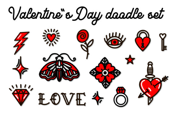 Love Doodle Set Valentine's Day Review for Real Projects
