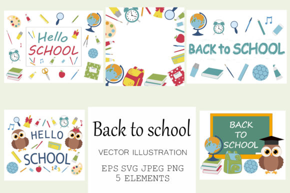 School Owl Banner: A Thoughtful Embroidery Design for Creative Projects